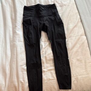 Black Lululemon Fast and Free Leggings